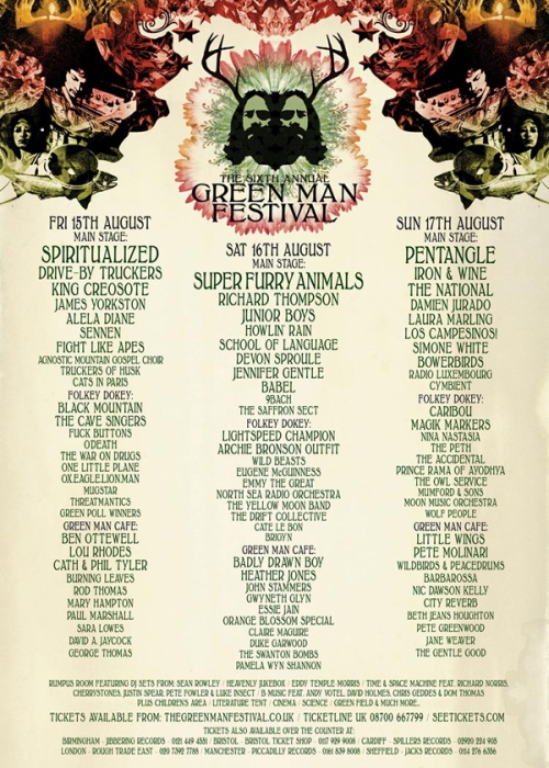 Green Man Festival 2008 Line Up